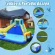 Image 8 for Детский надувной аквапарк Costway AquaPlay 6-in-1 с водной горкой бассейном водометами и воротами (без компрессора)