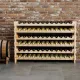 Image 6 for Стеллаж винный Costway Modular Wine деревянный на 72 бутылки