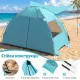 Image 2 for Пляжная палатка-тент Pop-Up Costway Vista Vent Beach самораскладывающаяся от солнца 3-4-местная голубая