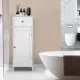 Image 2 for Тумба для ванной Costway Nordic Bath напольная с выдвижным ящиком белая