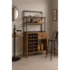 Стелаж винний Costway Vinoteca кухонна шафа в стилі Loft