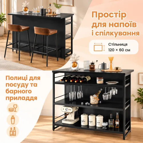 Просторная столешница для приготовления и подачи