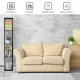 Image 7 for Стелаж-торшер Costway Lumina Solo Lattice 160 з декоративними абажурами на 3 полиці лофт, чорний