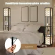Image 6 for Стеллаж-торшер Costway Lumina Twin Lattice 156 двойной с декоративными абажурами на 2 полки лофт