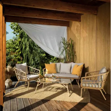 Комплект садовой мебели Di Volio Teramo бежево-кремовый