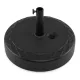 Image 1 for Основа для садової парасольки Costway Fillable Round 40кг кругла чорний