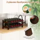 Image 5 for Винная стойка Costway Wenko настольная на 12 бутылок коричневая