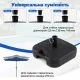 Image 9 for Основание для садового зонта Costway Heavy Duty квадратное черный