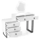 Image 4 for Туалетный столик Costway Vanity с LED подсветкой и 5 ящиками, белый