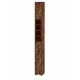 Image 1 for Шкаф-пенал в ванную Costway Slim Tower узкий с полками коричневый