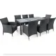 Image 2 for Садові меблі Di Volio VERONA 8+1 Сірий/сірий