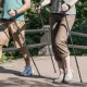 Image 7 for Трекинговые палки Outtec Alu телескопические 65-135см для скандинавской ходьбы серебристый