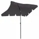 Image 15 for Парасолька садова Jumi Garden 200х130см сірий