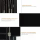 Image 11 for Дзеркало шафа підвісна Costway Glamour Case для біжутерії чорний