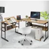 Компьютерный стол Costway Fulton с подъемной столешницей в стиле Loft