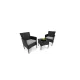 Image 5 for Садові меблі Outtec LUXURY стіл та 2 стільці чорно-графітові