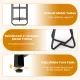 Image 7 for Комплект мебели Costway Boston Bistro Set стол с полками и 2 табурета лофт коричневый