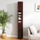 Image 9 for Шкаф-пенал в ванную Costway Slim Tower узкий с ящиком темно коричневый