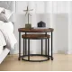 Image 6 for Комплект журнальних столиків Leobert Oreo круглі коричневий