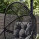 Image 8 for Крісло-кокон садове Di Volio Leno обертове чорний