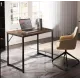 Image 3 for Письменный стол Costway Homart со стальным каркасом коричневый