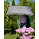 Image 9 for Парасоля садова Jumi Terra 200x130см з нахилом, сірий