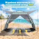 Image 7 for Пляжная палатка-тент Pop-Up Costway Vista Vent Beach самораскладывающаяся от солнца 3-4-местная зеленая