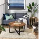 Image 4 for Журнальный столик Leobert Fleksi круглый в стиле Loft