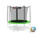 Image 16 for Батут Hop-Sport 8ft (244см) зеленый с внутренней сеткой