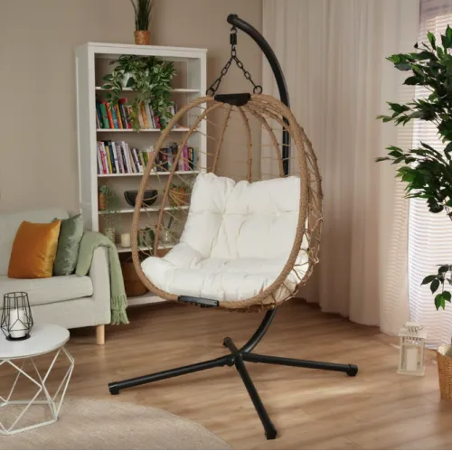 Подвесное кресло-кокон Di Volio Corta одноместное бежевый