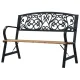 Image 6 for Скамейка для сада Chomik GARDEN LINE SUNNY с декоративной спинкой