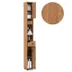 Image 5 for Шкаф-пенал для ванной Costway Slim Tower узкий с ящиком натуральный