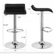 Image 5 for Комплект барних стільців Costway Forse екошкіра з підставкою для ніг чорний