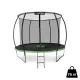 Image 3 for Батут Outtec Premium 12ft (374см) черно-зеленый с внутренней сеткой