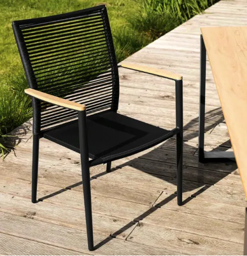 Садове крісло Di Volio Asti сірий/бежевий