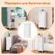 Image 7 for Тумба для ванной Costway Nordic Bath напольная с выдвижным ящиком белая