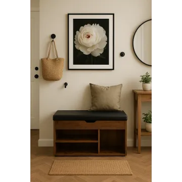 Тумба для взуття Leobert Gerbor з м'яким сидінням в стилі Loft