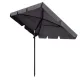 Image 1 for Парасоля садова Di Volio Ankona графітова 200х125см з нахилом та чохлом