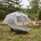 Image 5 for Шезлонг-кровать туристический Outtec Sun Zen раскладной мягкий с матрасом серый