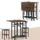 Image 5 for Комплект барный Costway Ravelli раскладной стол со стульями в стиле Loft