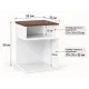 Image 5 for Комплект приліжкових тумб Costway S-Cube Side Table Set 2 шт S-подібні білий
