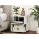 Image 5 for Журнальный столик Costway Luna 3-уровневый белый
