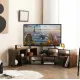 Image 2 for Тумба под телевизор Costway Kotek с полками коричневый