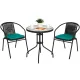 Image 3 for Садовая мебель Chomik BISTRO стол и 2 стулья черный