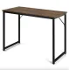 Image 1 for Письменный стол Costway Homart со стальным каркасом коричневый