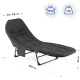 Image 14 for Шезлонг-кровать туристический Outtec Sun Zen раскладной мягкий с матрасом черный