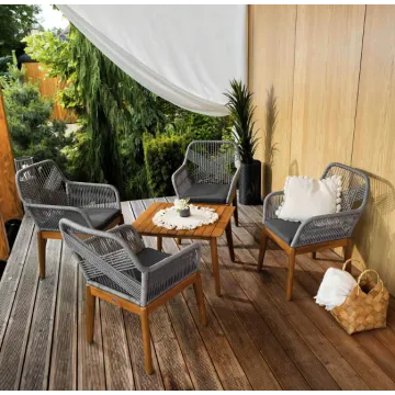 Комплект садовой мебели Di Volio Piago серо-графитовый