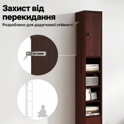 MDF, устойчивость и защита от опрокидывания