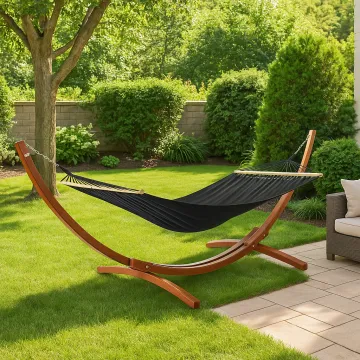 Гамак со стеллажом Di Volio Trevia графитовый