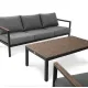 Image 4 for Комплект садовой мебели Di Volio Tivoli графитовый/серый